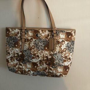 Floral small coach purse